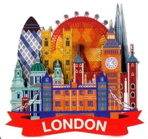 London Fridge Magnets, Tea towels, Keyrings, Badges, Souvenirs and Gifts