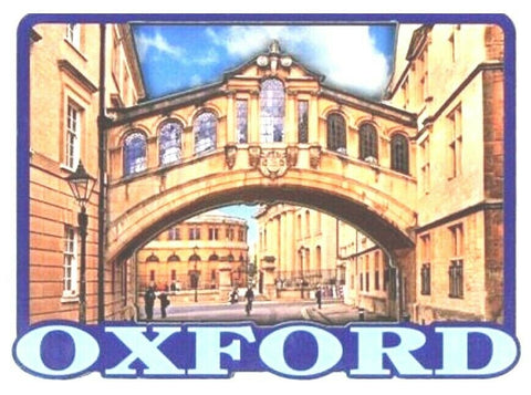 Oxford Bridge of Sighs Wooden Fridge Magnet