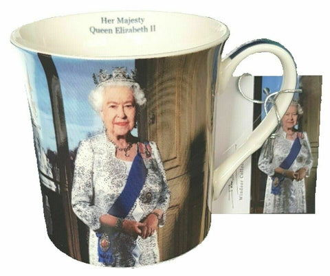 Queen Elizabeth II Mug Souvenir Gift John Swannell Official Portrait