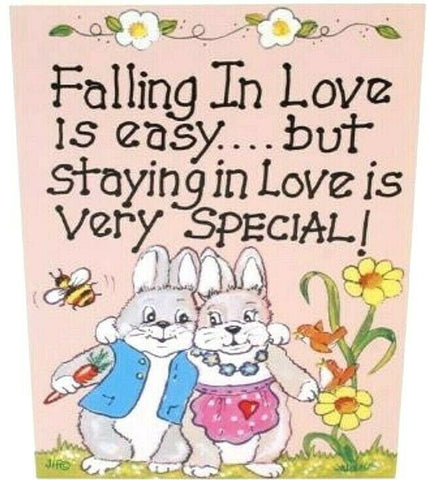 Falling In Love is Easy But staying in love is very special Greeting Card
