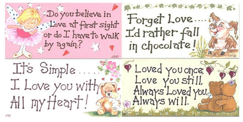 Romantic Hanging Signs Plaques