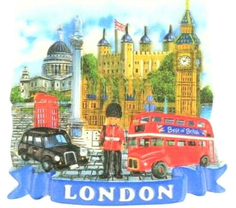 London Souvenir Fridge Magnet
