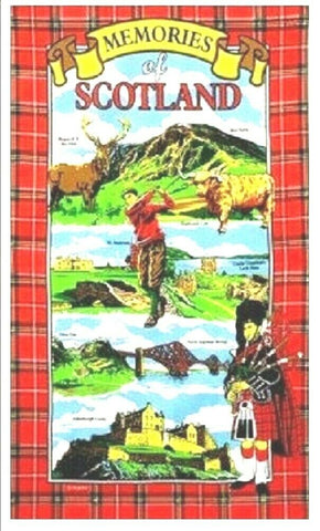 Memories of Scotland Tea Towel