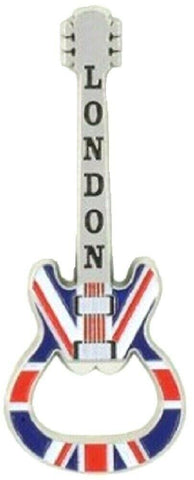 Union Jack Flag Guitar Fridge Magnet Bottle Opener
