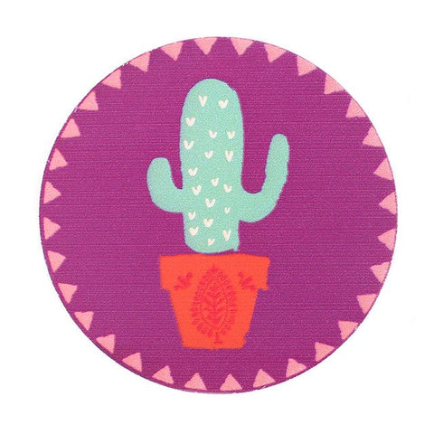Cactus Boho Bandit Fridge Magnet   6cm New Wooden Magnets   Makes a great gift for friends and family.