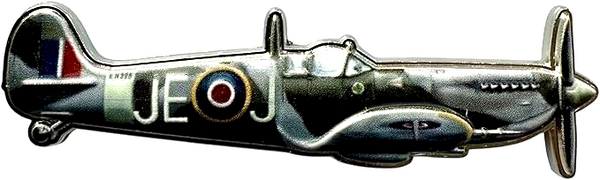 Spitfire MK IX Metal Badge Pin Brooch Lapel Pin Coat WWII RAF 3d 2 Pin Fighter