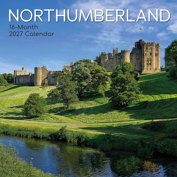 2027 Northumberland Wall Calendar



Square: 29.5cm x 29.5cm When Closed. 59cm x 29.5cm when open
16 Month Calendar: September 2026 - December 2027
Featuring 12 Images of beautiful locations in Northumberland
Large Square Boxes for important notes, dates, birthdays, anniversaries and reminders
Holidays for: UK, England, Scotland, Wales, Ireland (Republic and Northern), USA, Canada, New Zealand, Australia, South Africa, Chinese New Year,
Religious: Christian, Catholic, Islam, Judaism: International and Other
