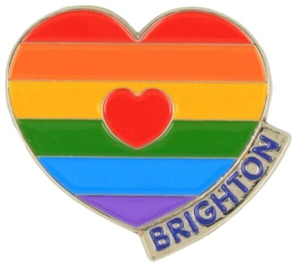 Brighton Fridge Magnet Love Heart Rainbow Pride City Metal Souvenir Gift
