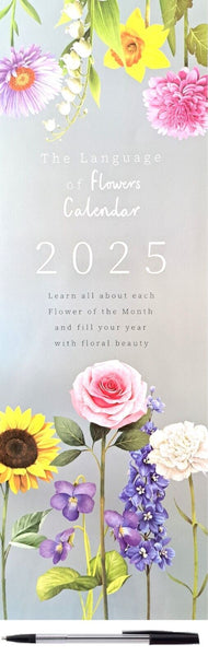 2025 Tall Slim Wall Calendars Pen Gift Envelope Organiser Planner Kitchen Home
