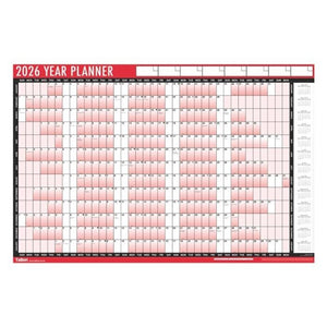 2026 A1 Wall Planner Pen Laminated Home Office Commercial Organiser Work Sticker