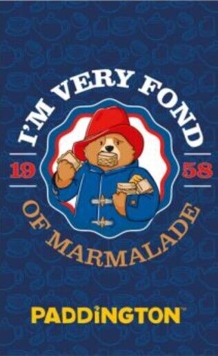 Paddington Bear Tea Towel Official Licenced Film Movie 3 Merchandise Souvenir