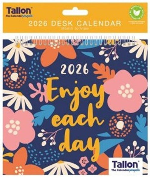 2026 Inspirational Quotes Calendar Planner Month to View Home Office Work