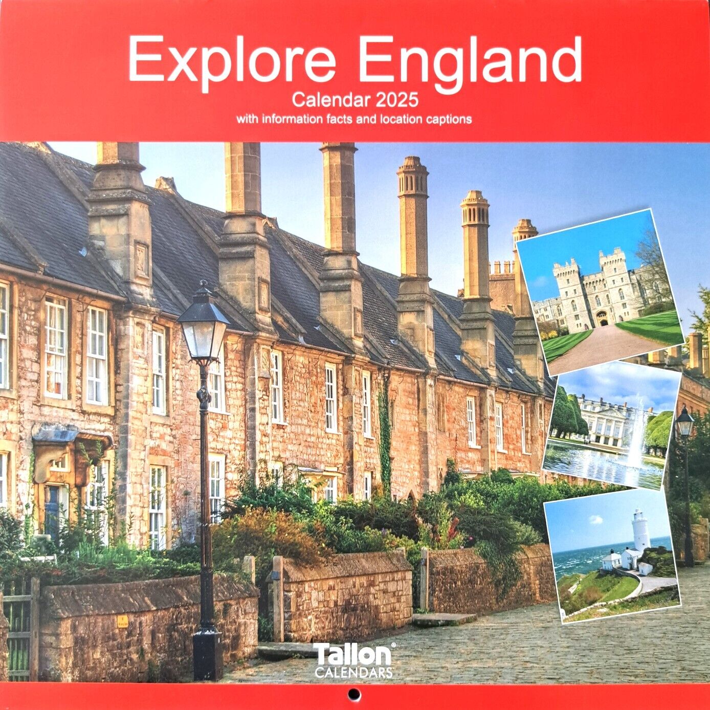 2025 Explore Square Wall Calendar England Scotland Wales Ireland Eire Scenes