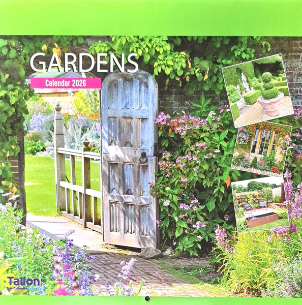 2026 Flowers Gardens Landscapes Scenic Square Wall Calendar Planner Organiser