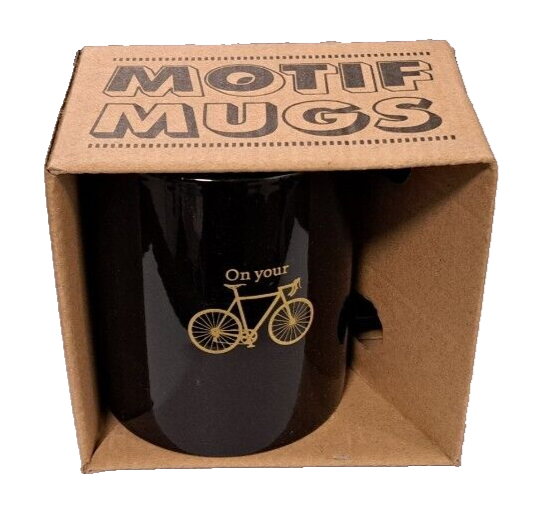 On Your Bike Black Ceramic Mug Birthday Christmas Gift Tea Coffee Cup Cycling