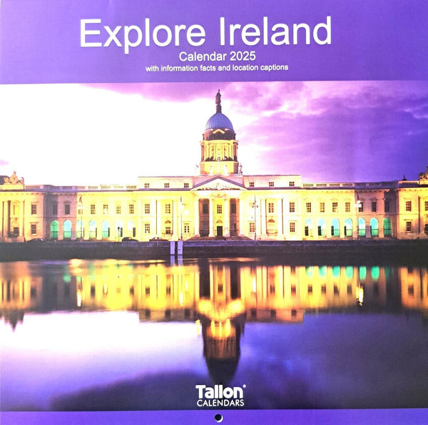 2025 Explore Square Wall Calendar England Scotland Wales Ireland Eire Scenes