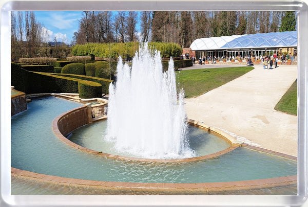 Large Alnwick Castle Gardens Fountains Fridge Magnet Northumberland Souvenir