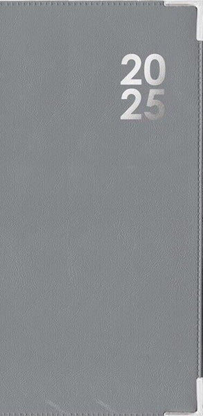 2025 Slim PVC Week to View Diary Planner Organiser WTV W2V Pocket Bag Softback