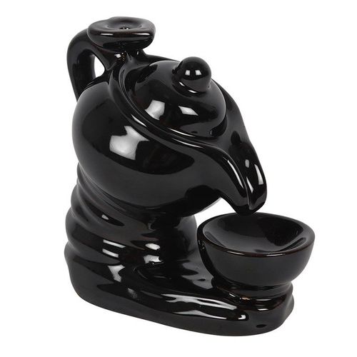 Black_Teapot_Backflow_Incense_Burner_Tealight_Candle_Melt_Mothers_Day_Christmas_Valentines_Gift_Ormanent_Ceramic