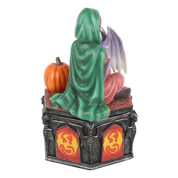 Dragon Friendship Fall Box by Anne Stokes Trinket Jewellery Figurine Fantasy Ornament Kindred Spirits Spirtual