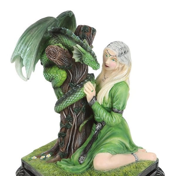 Dragon Friendship Summer Trinket Box by Anne Stokes Jewellery Figurine Fantasy Ornament Kindred Spirits Angel Spirtual