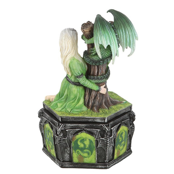 Dragon Friendship Summer Trinket Box by Anne Stokes Jewellery Figurine Fantasy Ornament Kindred Spirits Angel Spirtual