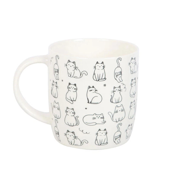 Happy Cats Mug

* White Mug Featuring a collection of Happy Cats in different poses.
* Presentation Box
* Size: 9.5cm x 8.5cm (Not including handle)
* Made by Something Different under the Jones Home &amp; Gift brand



This White Happy Cat Mug is a charming ceramic cup featuring a novelty design of kittens, perfect for enjoying tea, coffee, or espresso.

The mug is decorated with a collection of happy cats, making it an ideal gift for various occasions such as Easter, Christmas, birthdays, or just to brigh
