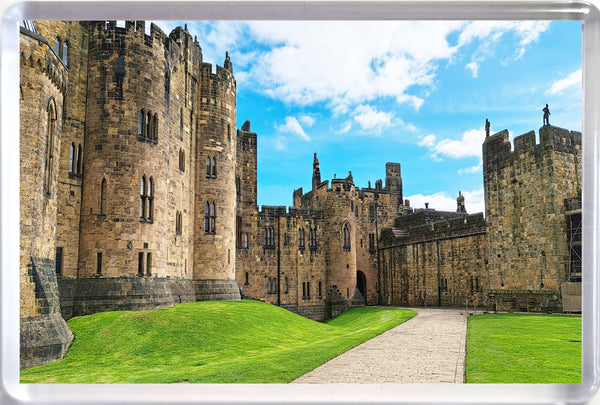 Jumbo Alnwick Castle Grounds Fridge Magnet 