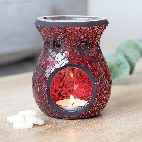 Red Flared Crackle Oil Burner

* Oil Burner Only - Candles not included
* Glass
* Red
* Size: 11cm x 9cm x 9cm approx
* Made by Jones Home and Gift



Add a touch of romance to your home décor with this beautiful Red Crackle Oil Burner.

Perfect for any occasion, this warmer/burner is made of high-quality glass.

It comes in a stunning red colour that will add a pop of warmth to your living space.

This candle holder is suitable for flameless/LED candles tea light candles, making it perfect for any room in 