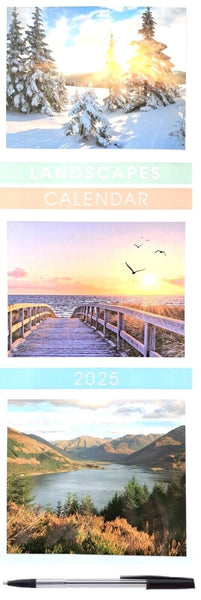 2025 Tall Slim Wall Calendars Pen Gift Envelope Organiser Planner Kitchen Home