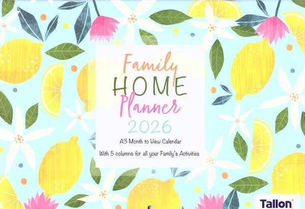 2026 A3 Family Wall Planner Month to View Calendar Home Office Organiser Work