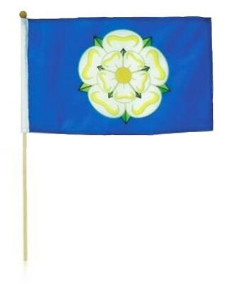 Large Yorkshire White Rose Hand Waving Flag on 2ft Pole


* Polyester
* New
* Flag Size: 12" x 18" Approx
* Made by Elgate


Show your pride in Yorkshire with this stunning large hand waving flag on a 2ft wooden pole

Makes an ideal Souvenir of your visit to Yorkshire or as a gift for friends and family.