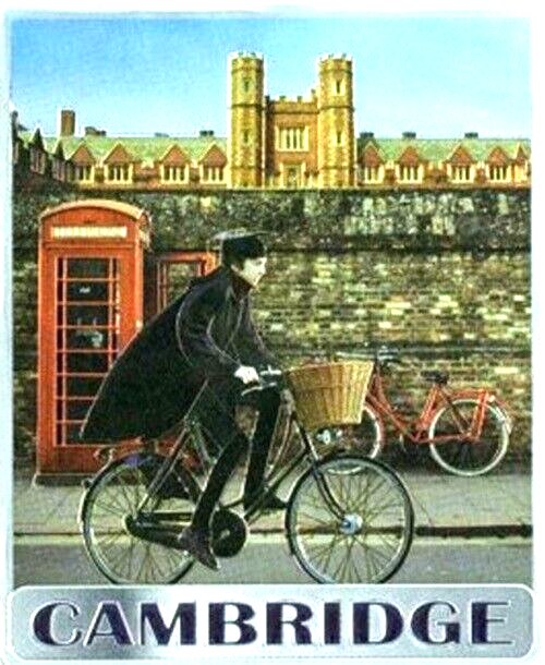 Cambridge Fridge Magnet

* Metal - Foil Stamped
* Flat
* Size: 7.3cm x 6cm x 0.2cm
* Made by Elgate


Featuring a bicycle and student cycling to University.

Ideal for any current or former student, tutor, professor or anyone with an interest in Cambridge University.

Makes an ideal gift for friends and family.