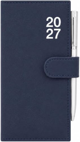 UK Souvenirs And Gifts 2027 Slim Week to View Diary Pocket Organiser Pen WTV Planner Premium Padded