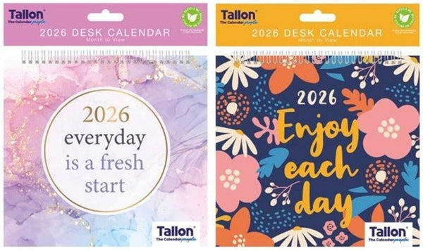 2026 Inspirational Quotes Calendar Planner Month to View Home Office Work