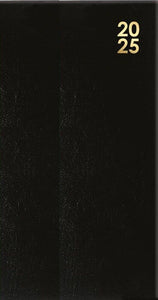 2025 Slim Hard Back Week to View Diary Planner Organiser WTV W2V Pocket Bag Work