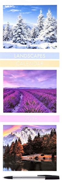 2026 Tall Slim Wall Calendars Pen Gift Envelope Planner Organiser Home Office
