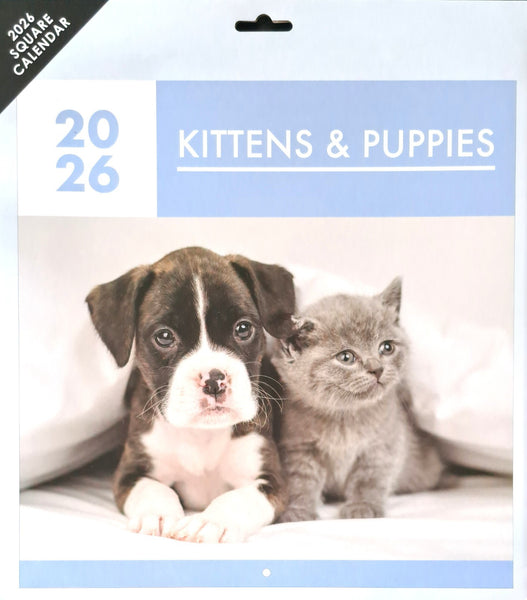 2026 Kittens & Puppies Calendar