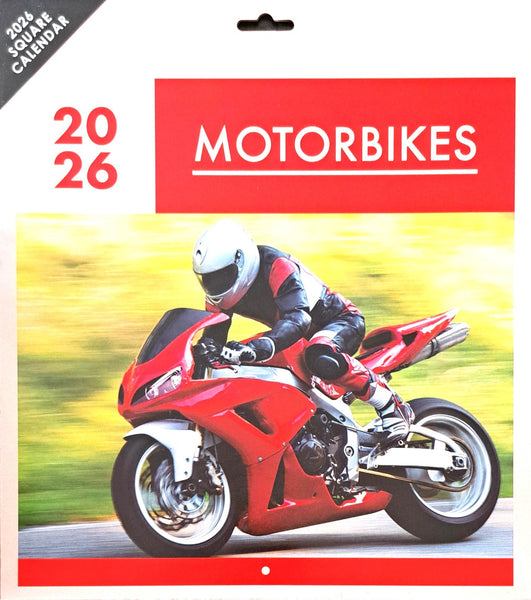 2026 Motorbikes Calendar