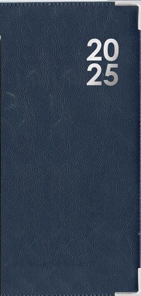 2025 Slim PVC Week to View Diary Planner Organiser WTV W2V Pocket Bag Softback