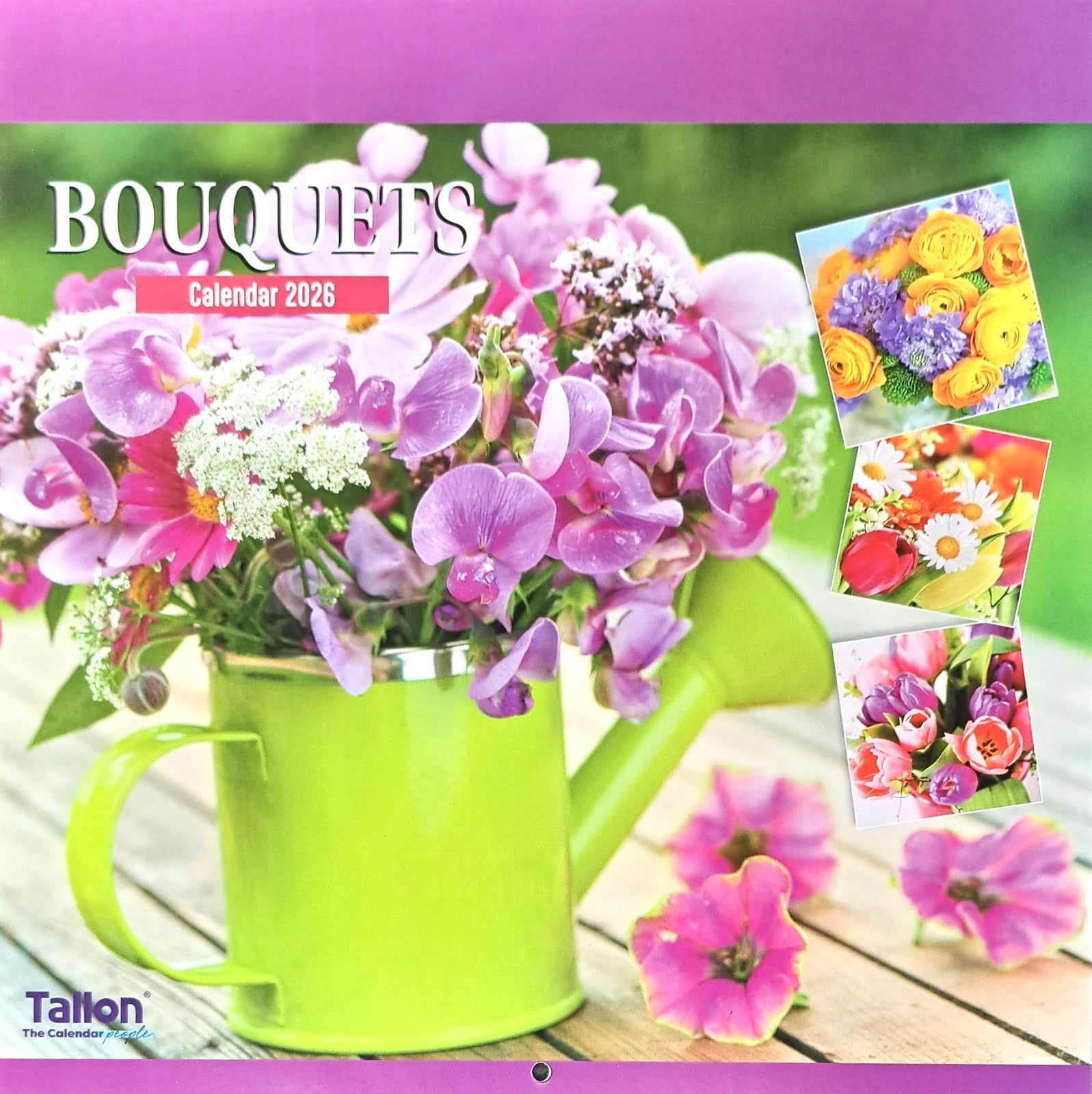 2026 Flowers Gardens Landscapes Scenic Square Wall Calendar Planner Organiser