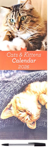 2026 Tall Slim Wall Calendars Pen Gift Envelope Planner Organiser Home Office