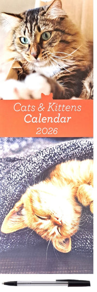 2026 Tall Slim Wall Calendars Pen Gift Envelope Planner Organiser Home Office