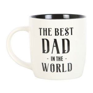 Best Dad in the World Mug Fathers Day Gift Box Birthday Christmas