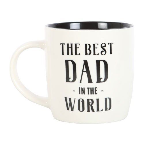 Best Dad in the World Mug Fathers Day Gift Box Birthday Christmas