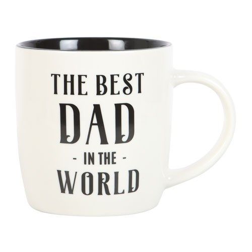 Best Dad in the World Mug Fathers Day Gift Box Birthday Christmas