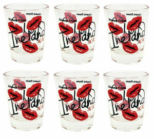 6 x Kisses From Ireland Shot Glasses