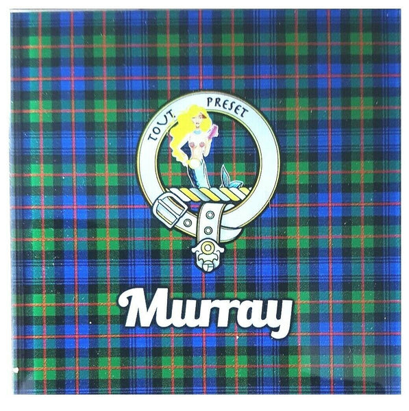 Murray Glass Tartan Coaster