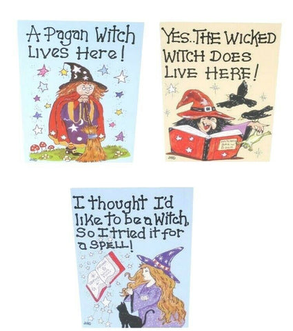 Blank Witch Greeting Cards