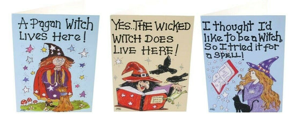 Blank Witch Greeting Cards